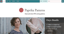 Desktop Screenshot of paprikapatterns.com
